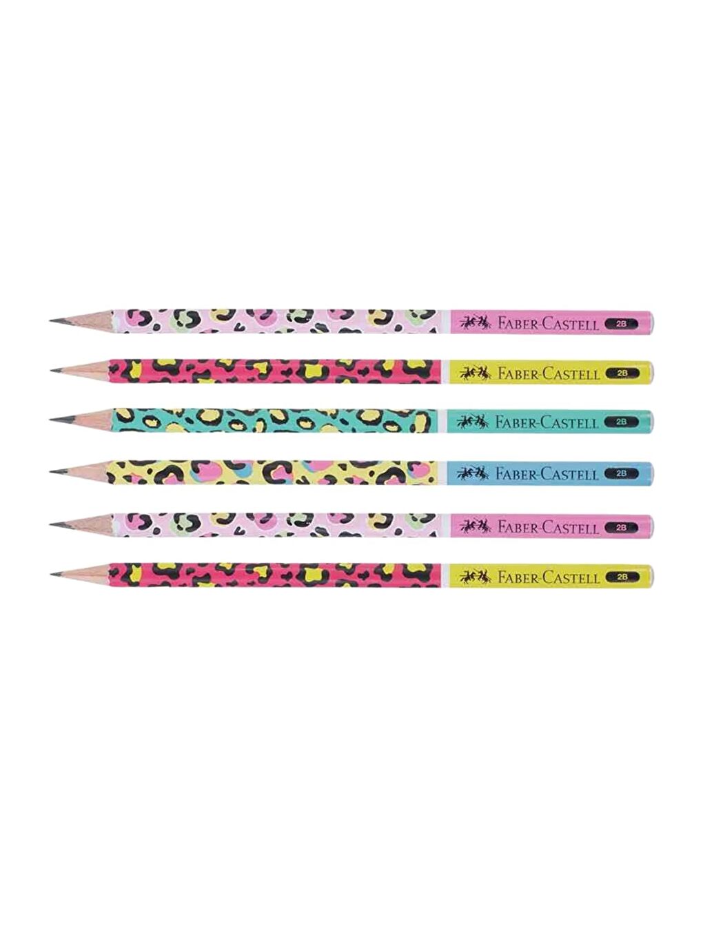 Safari 2B Yuvarlak Kurşun Kalem 6 Adet