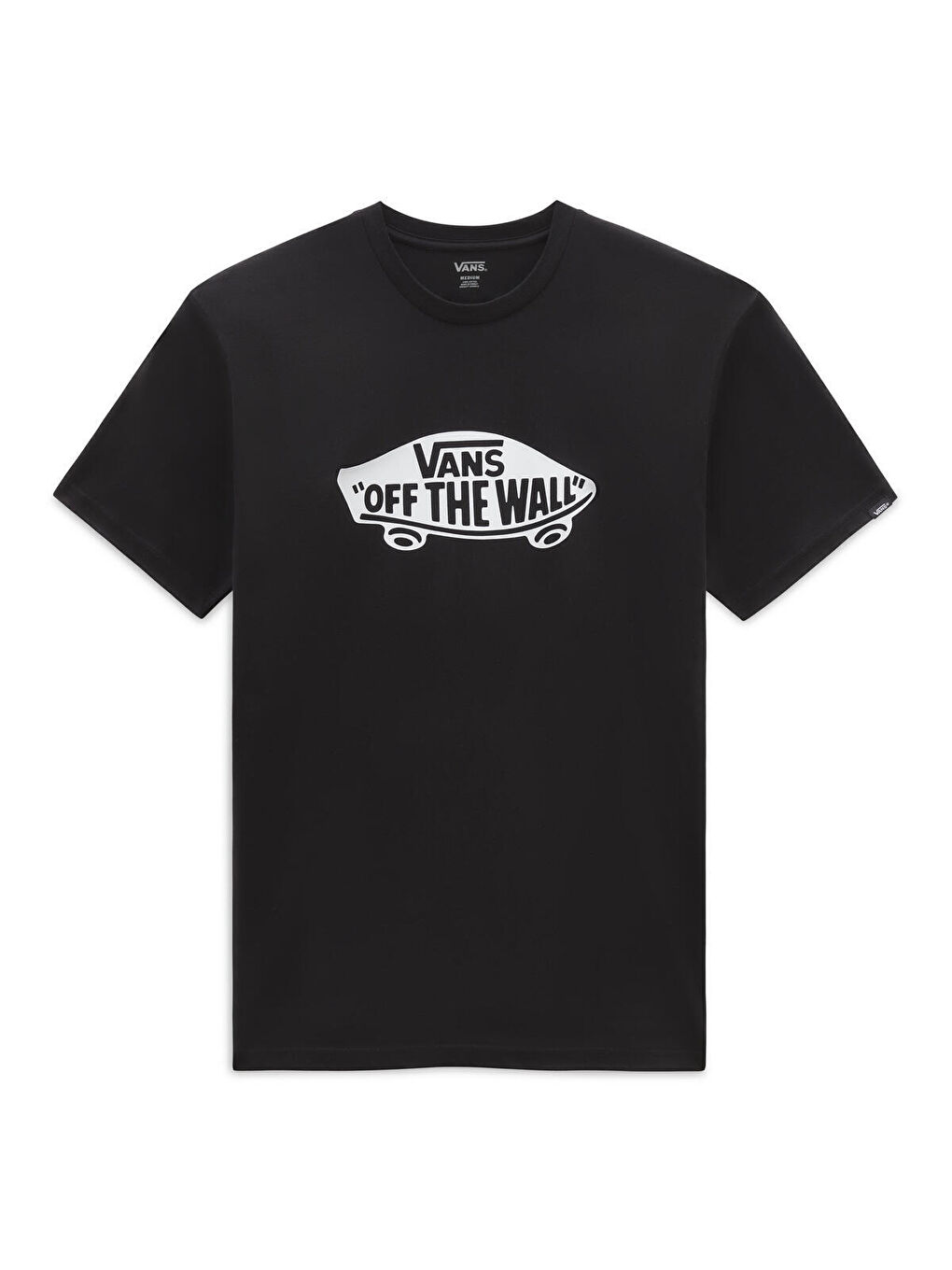 Wall Board Erkek Siyah Yuvarlak Yaka Spor Tişört