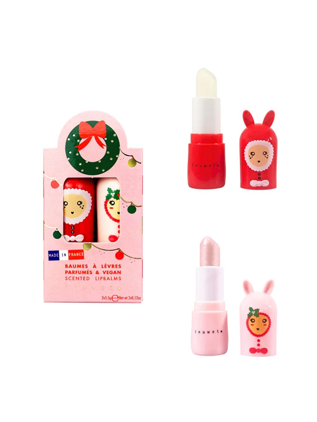 Fiyonk Figürlü 2’li Dudak Nemlendiricisi Seti Mango ve Pamuk Şekeri-1