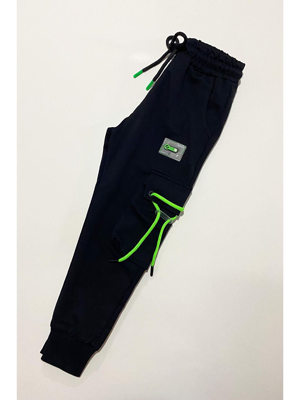 Gri Erkek Çocuk İpli Kargo Cepli Eşofman Altı ALT.0011-2