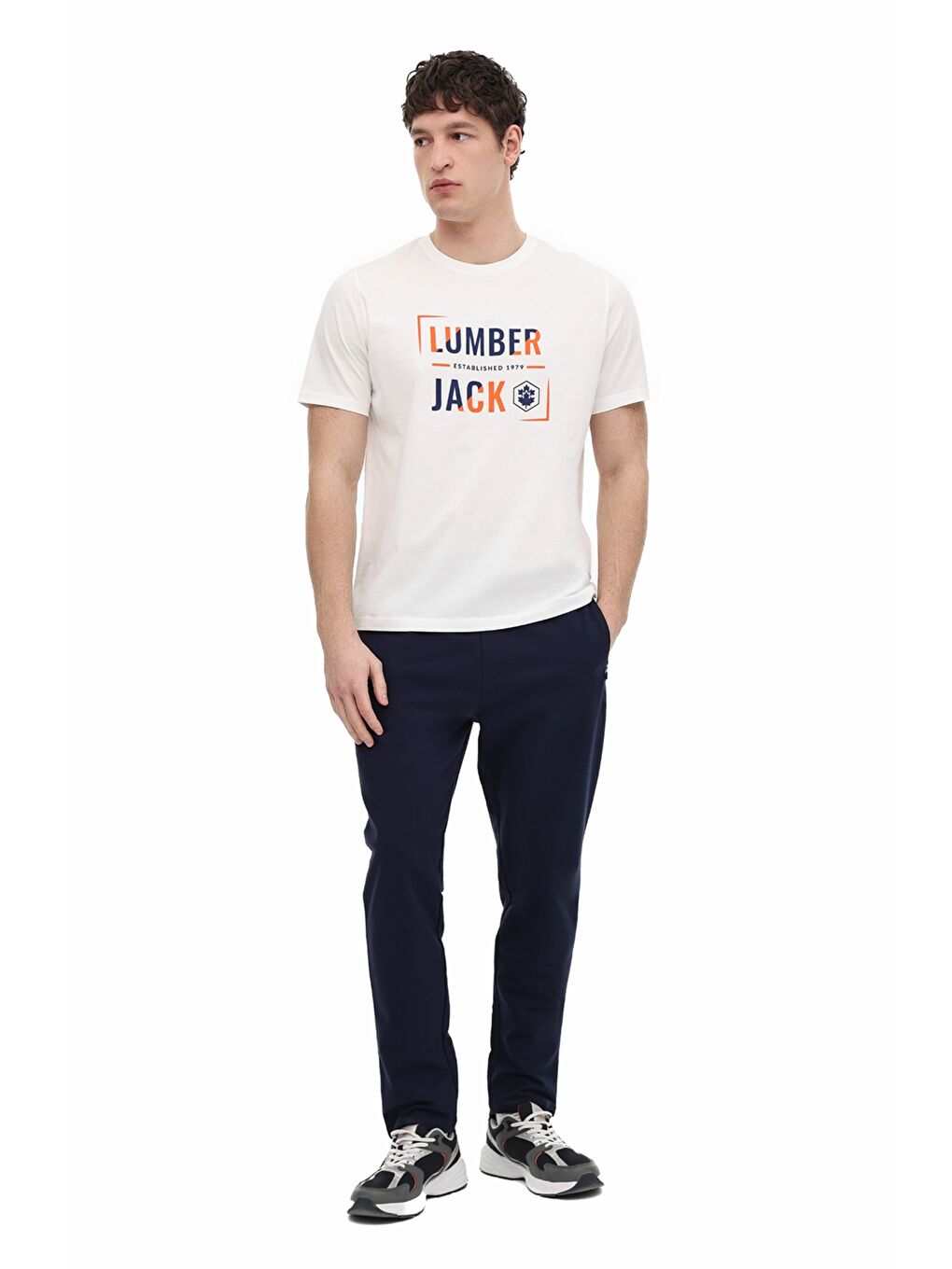 ML OKINA 11ID1-104 6FX Beyaz Erkek Kısa Kol T-Shirt-2