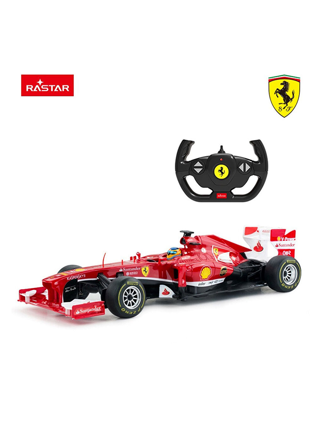 Rastar Renksiz Uzaktan Kumandalı 1 12 F F Ferrari F138 F1 S00057400 - 1