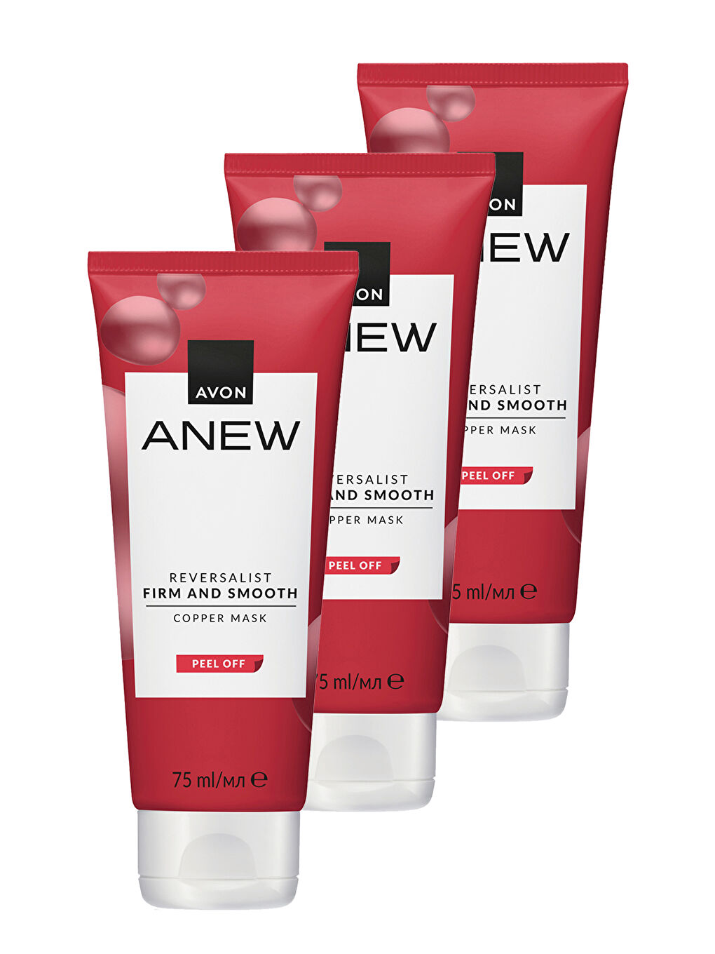 AVON Renksiz Anew Reversalist Firm and Smooth Bakır Maske 75 Ml. Üçlü Set