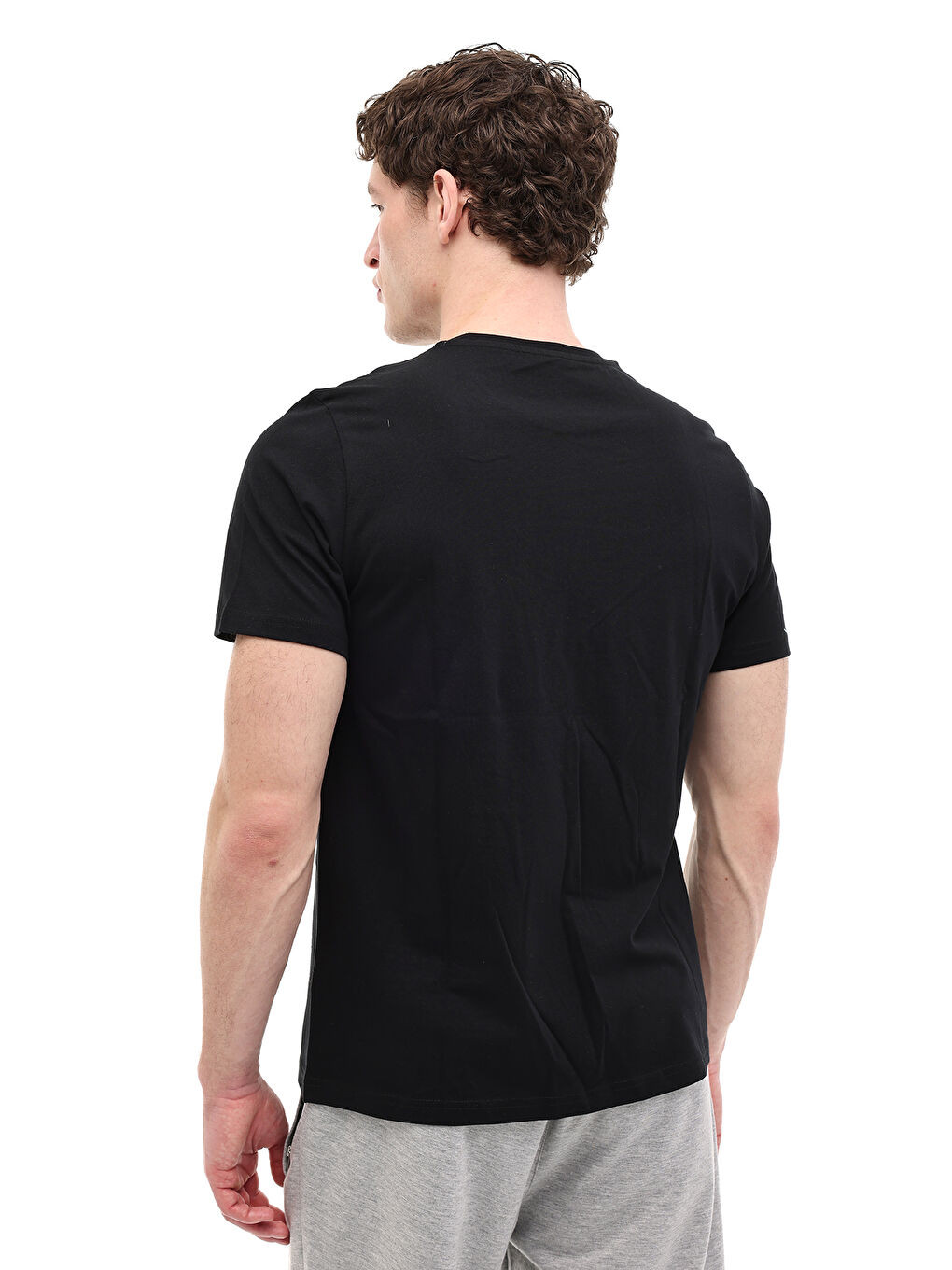 ML OKINA 11ID1-104 6FX Siyah Erkek Kısa Kol T-Shirt-1