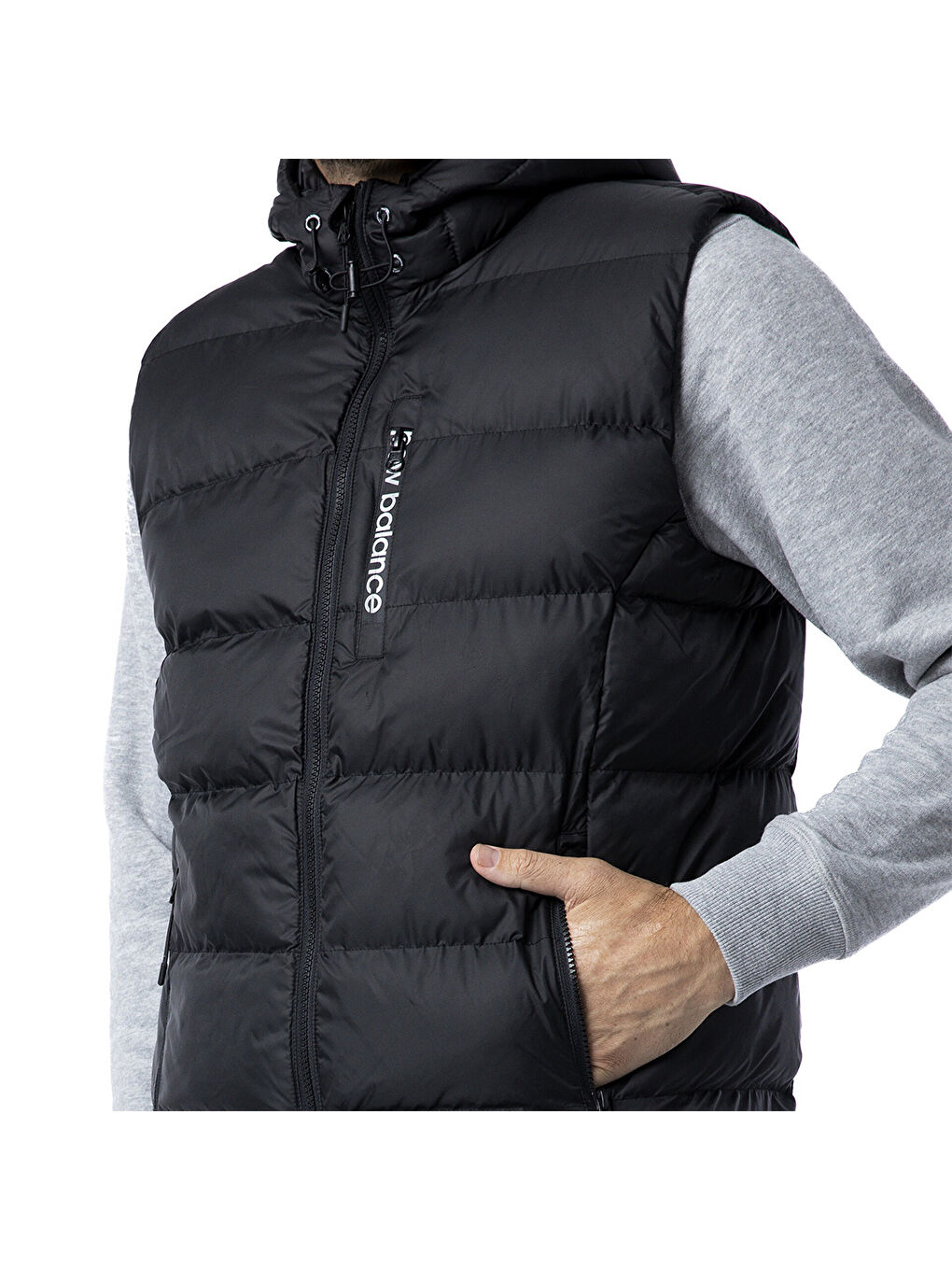 3123 Erkek Siyah Dik Yaka Yelek-2