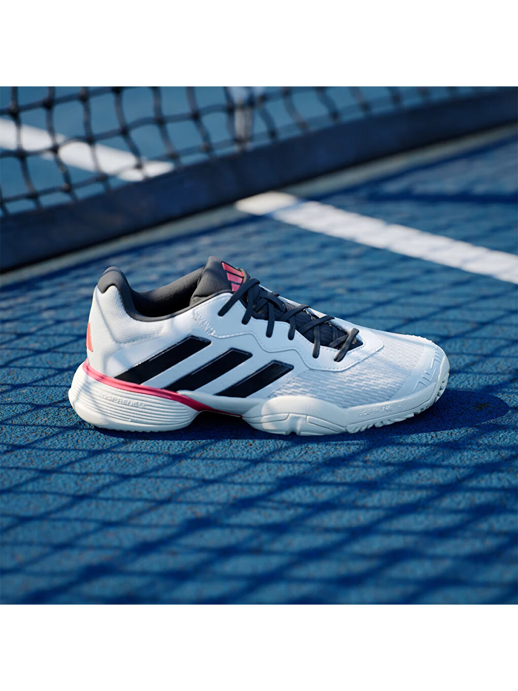 Adidas Barricade K Unisex Beyaz Tenis Ayakkabısı