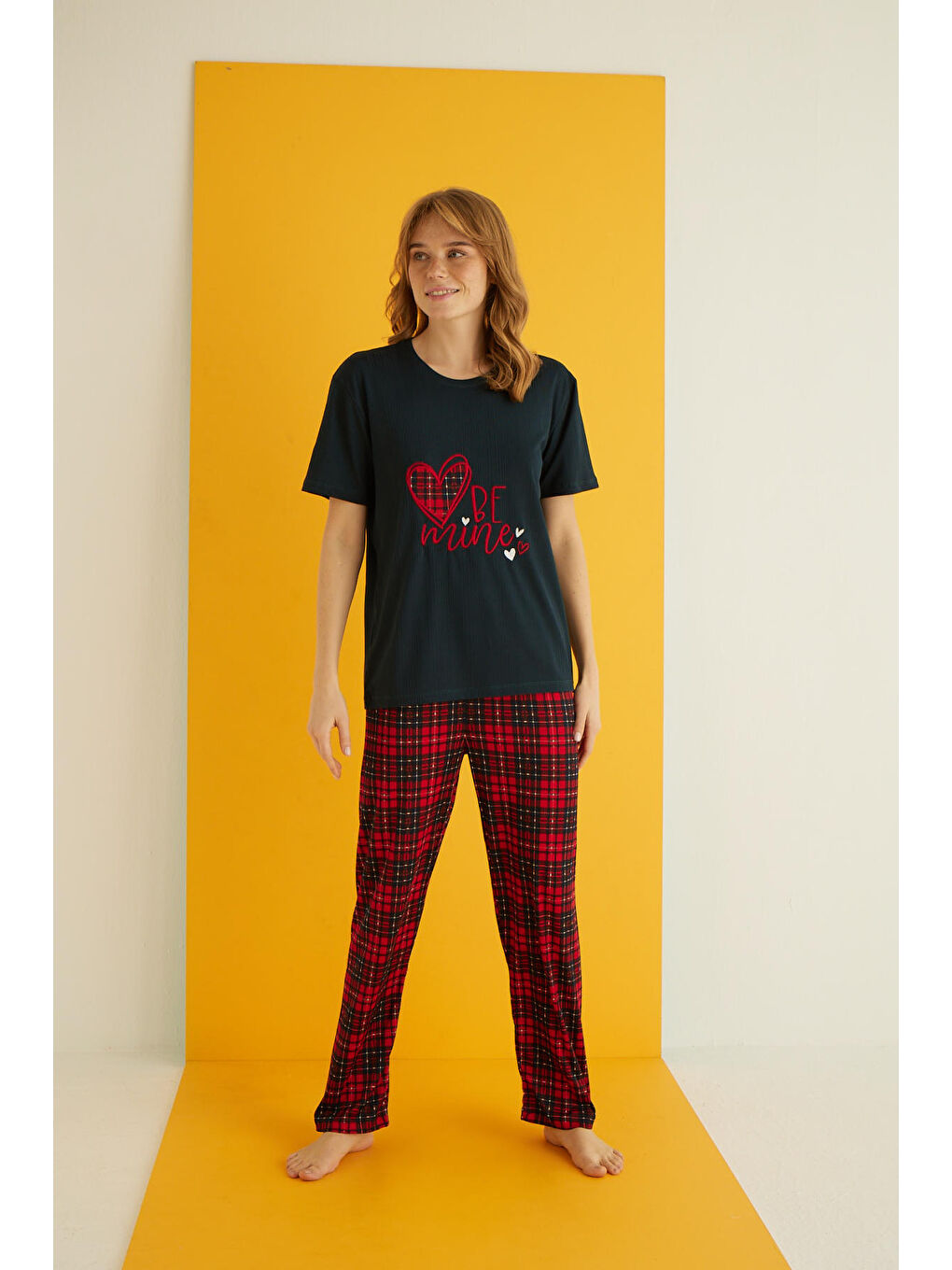 Lacivert Pegasus Pijama Takımı 7011-25-1