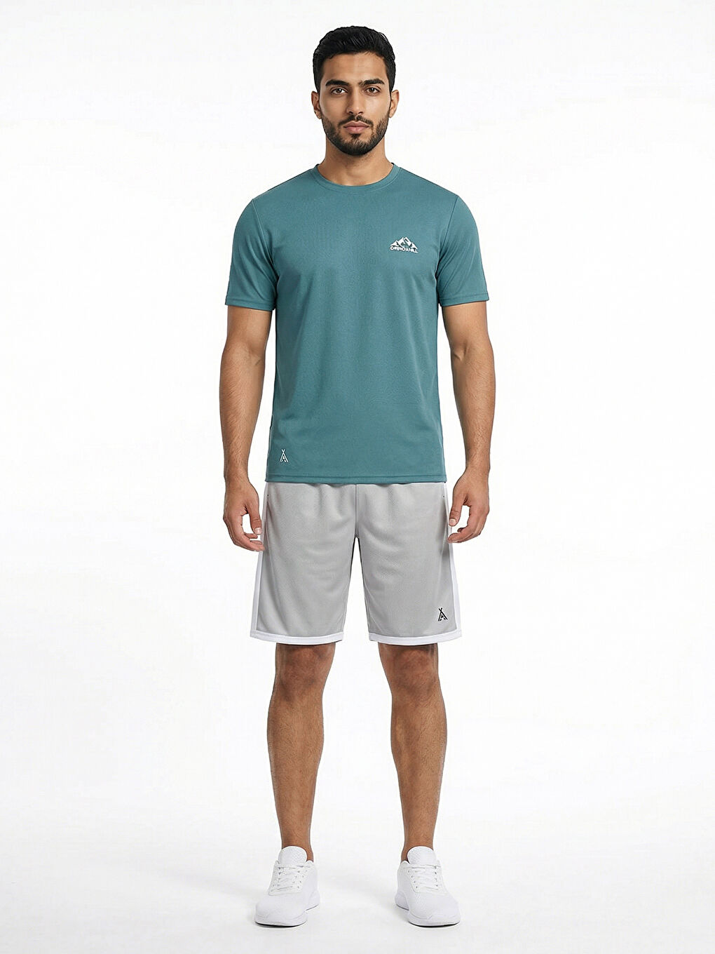 Turkuaz Erkek Outdoor Activewear Tişört-5