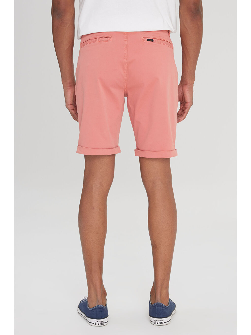 Regular Fit  Normal Bel Kırmızı Şort-4