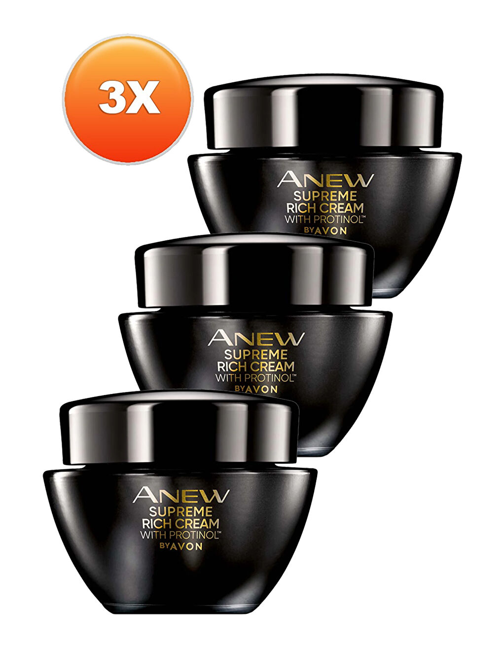 AVON Renksiz Anew Supreme Rich Krem 50 Ml. Üçlü Set - 1