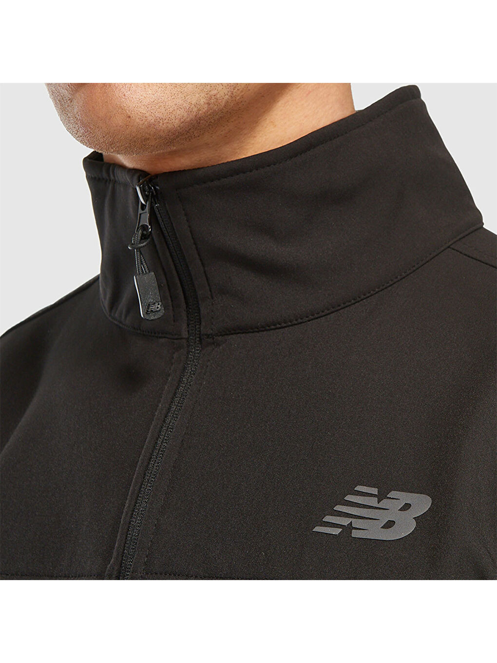 3301 Erkek Siyah Dik Yaka Mont-3