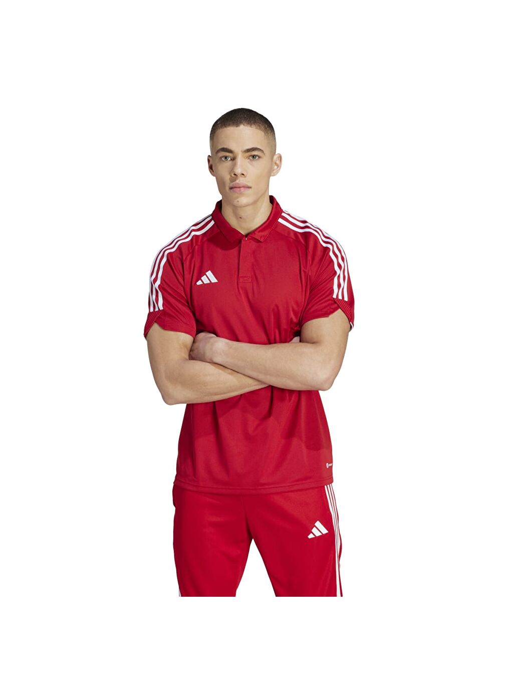 Tiro 23 League Erkek Kırmızı Polo Yaka Polo Spor Tişört