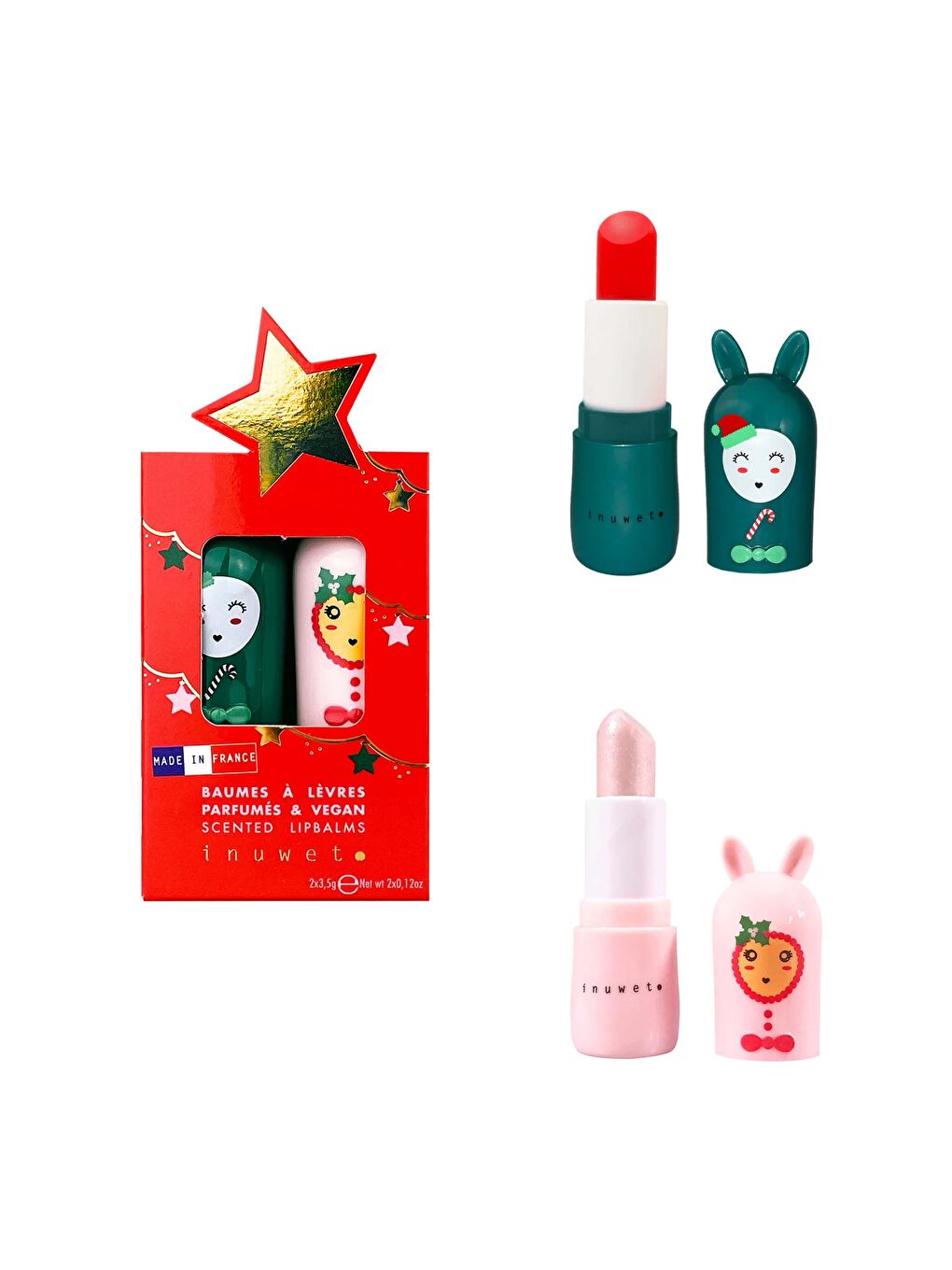 Yıldız Figürlü 2’li Dudak Nemlendiricisi Seti Mango ve Pamuk Şekeri-2