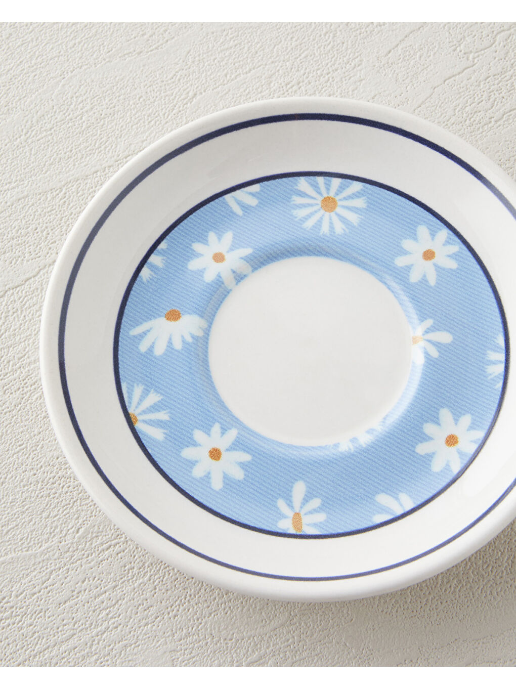 Beyaz Daisy Seramik Pasta Seti 13 parça 6 kişilik Renkli-5