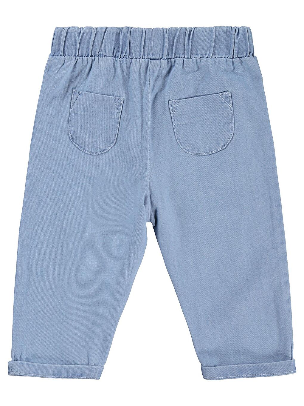 Baby Erkek Bebek İnce Jean 6-18 Ay Pantolon - Mavi-2