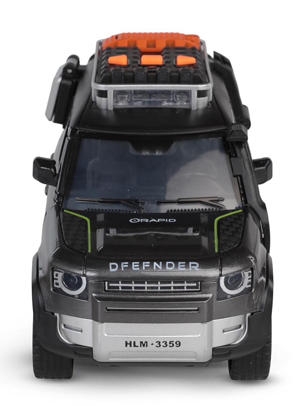 Kutulu Sürtmeli Işıklı Müzikli Off-Road Lüks Araba - Gri-3