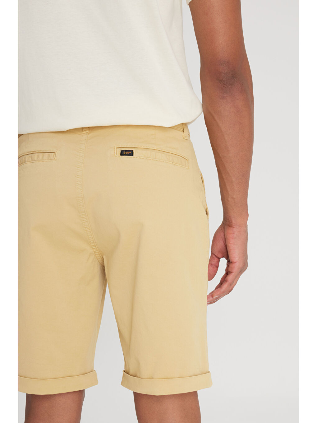 Kahverengi Regular Fit Normal Bel Camel Şort-3