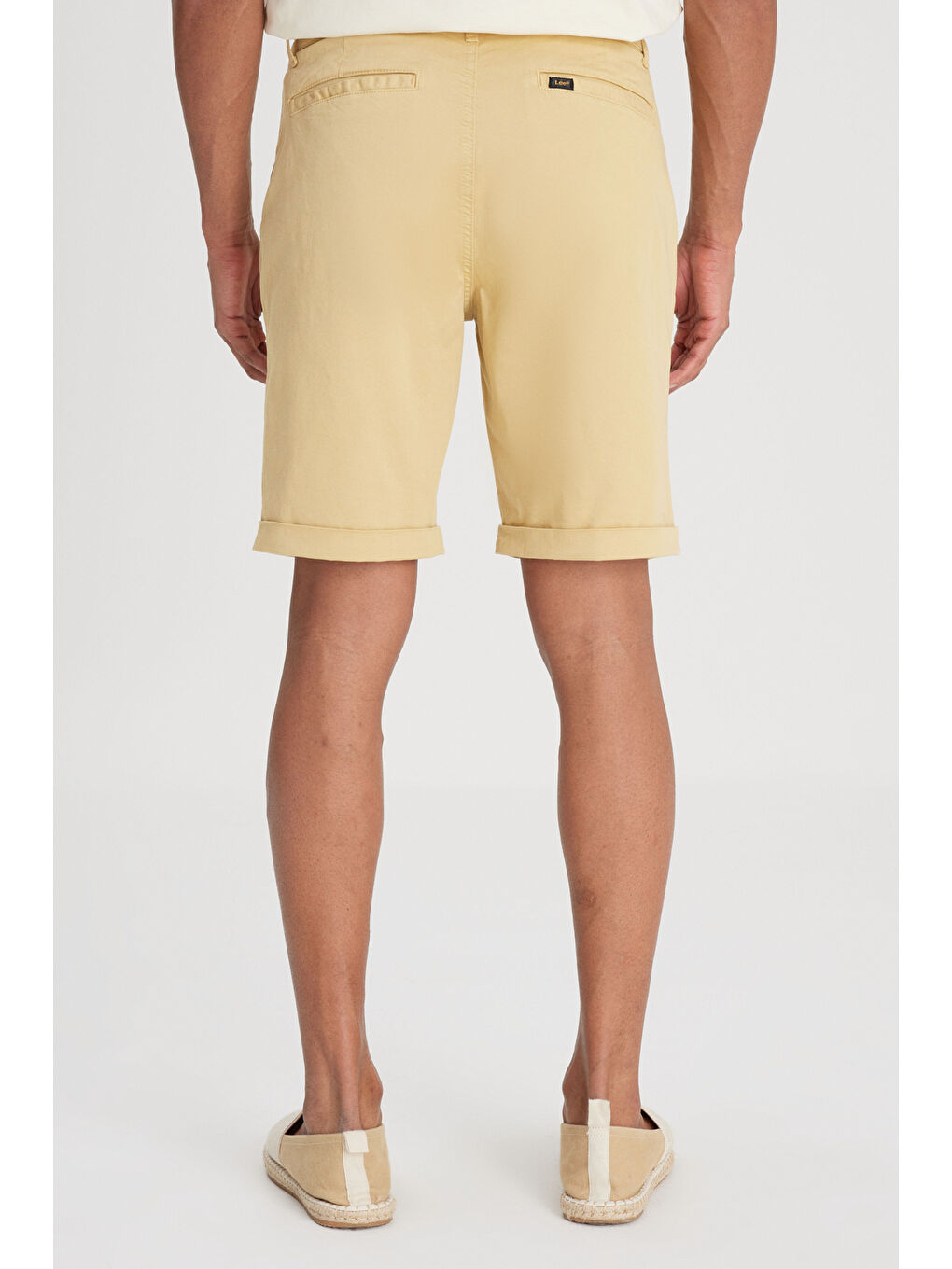 Kahverengi Regular Fit Normal Bel Camel Şort-5