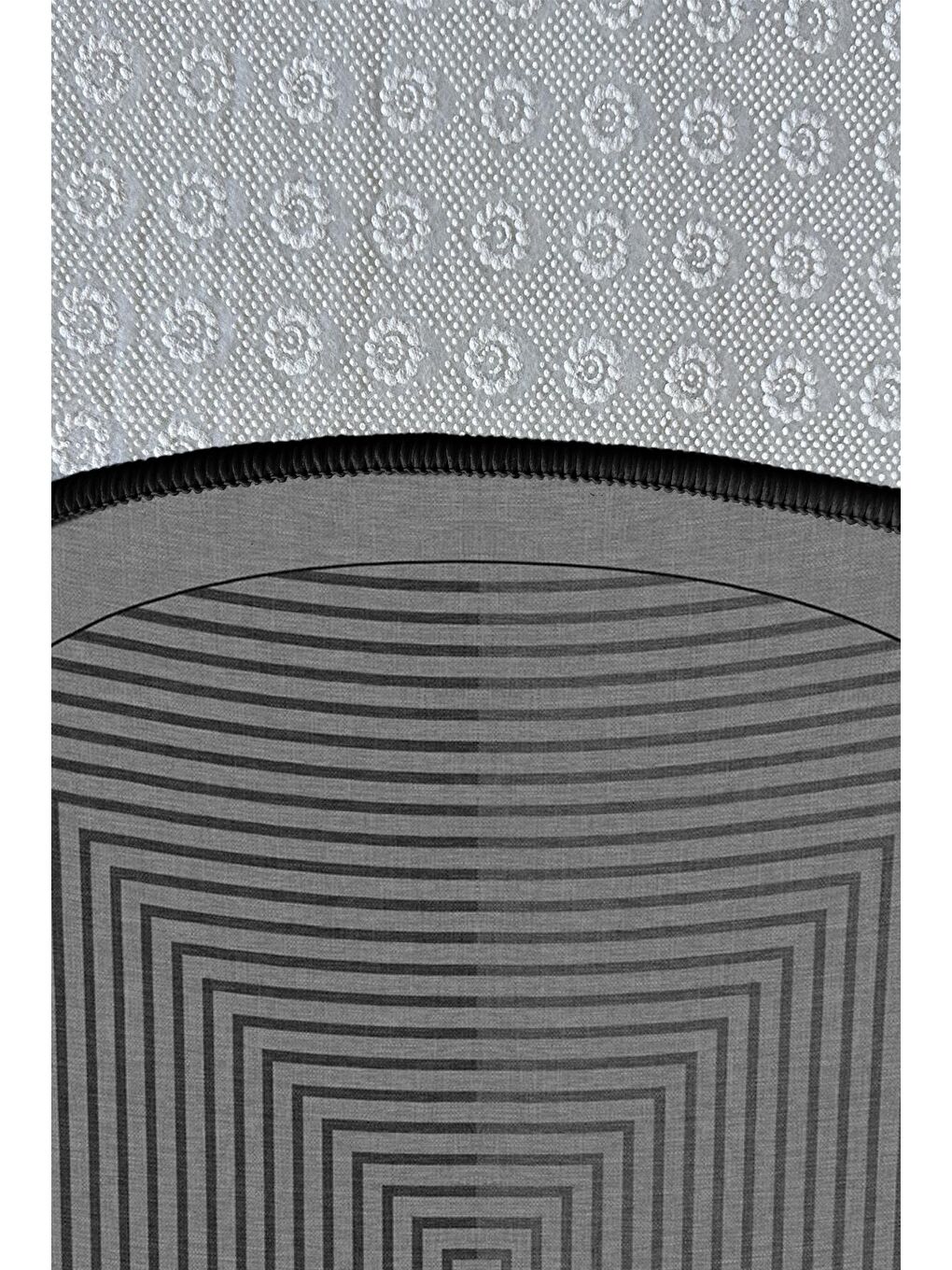 Antrasit Özel Tasarım, Kaymaz Taban, İnce, Yıkanabilir, Modern Halı WOOKECE1417 120x180-5