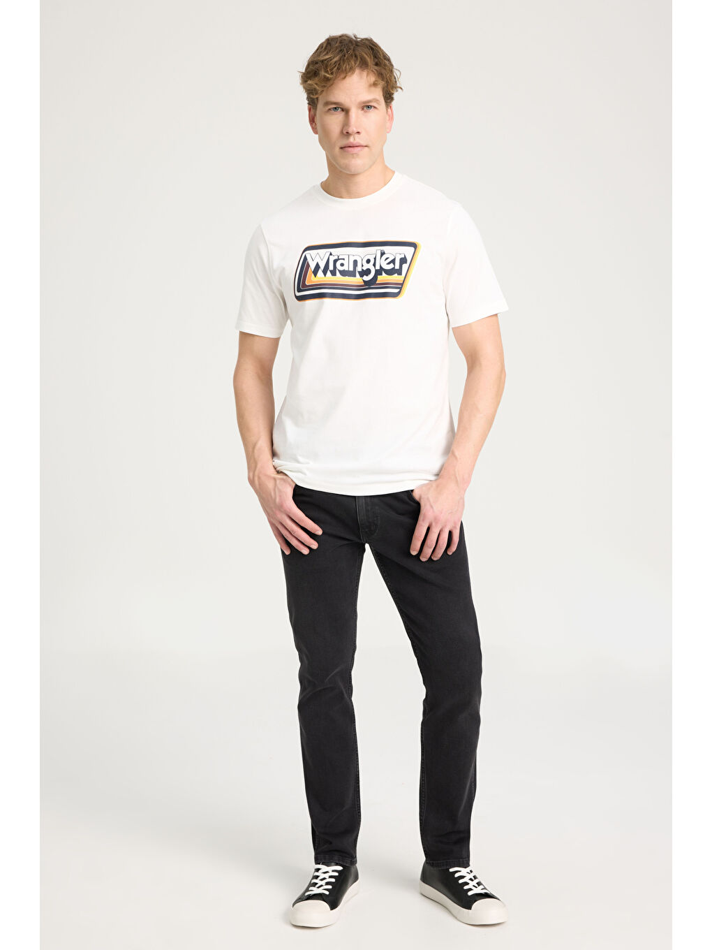 Regular Fit Bisiklet Yaka %100 Pamuk Ekru Tişört-2