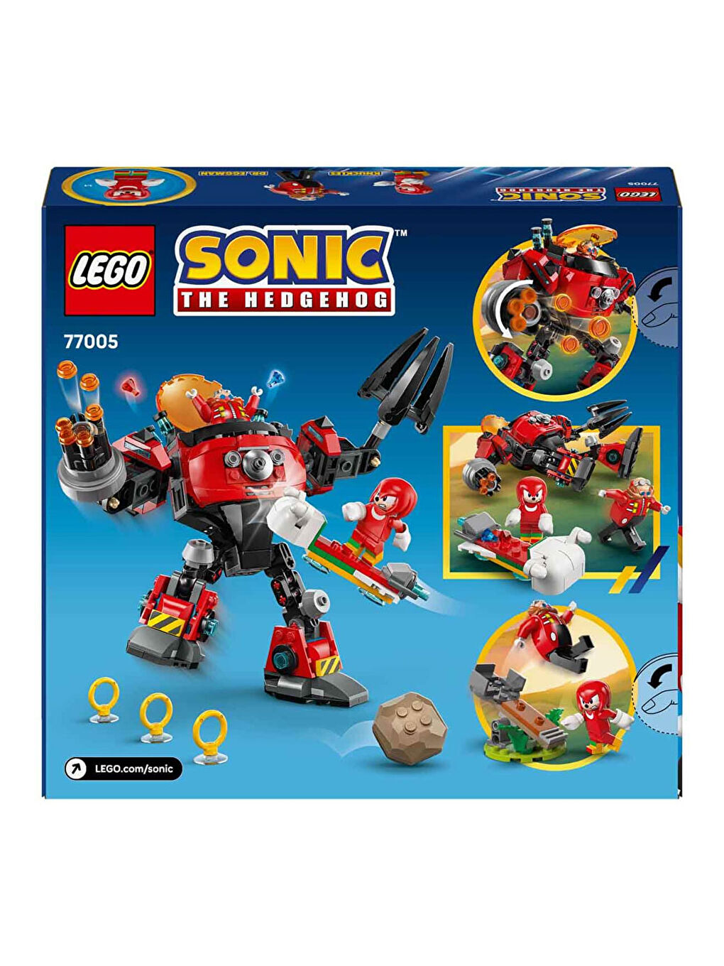 Sonic the Hedgehog Knuckles, Dr. Eggman’ın Egg Crusher Robotuna Karşı 77005-5