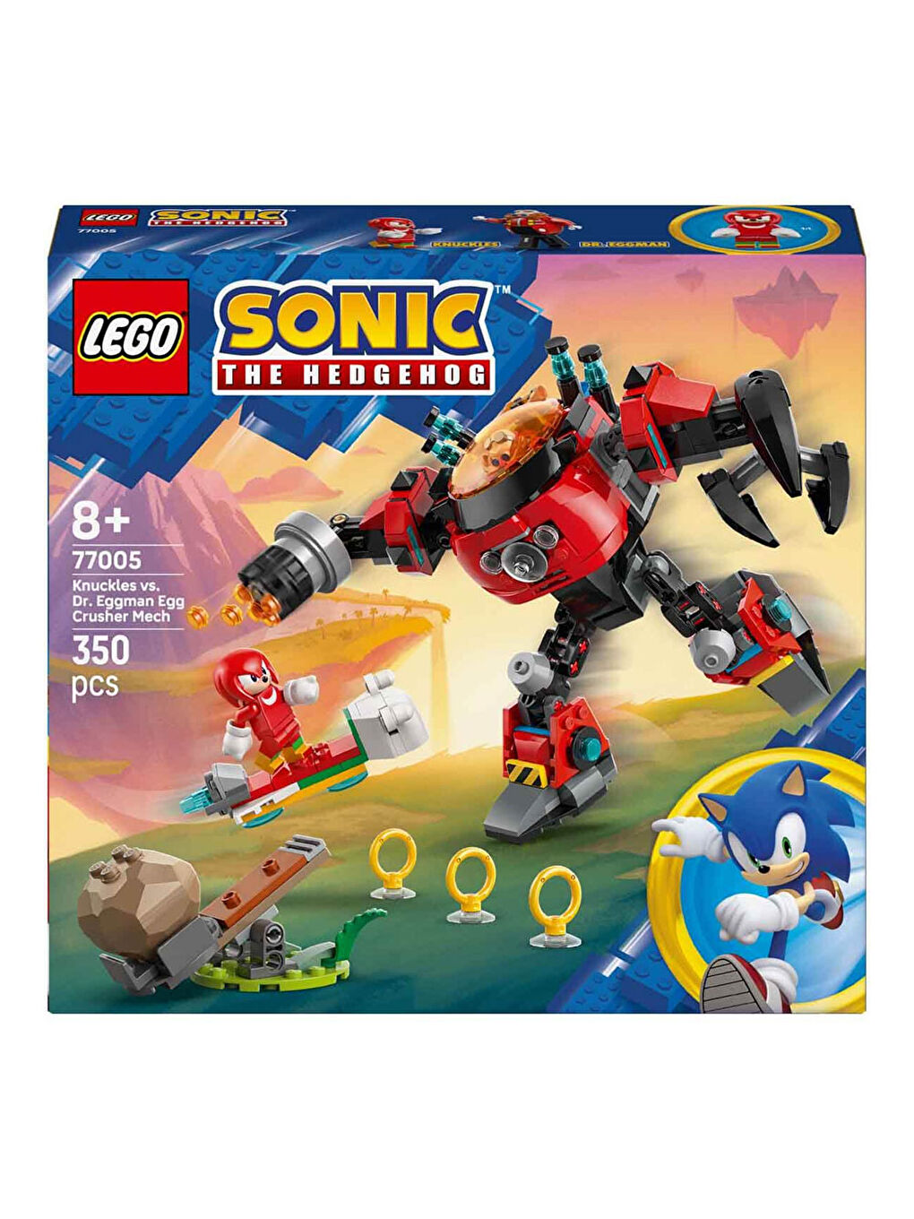Sonic the Hedgehog Knuckles, Dr. Eggman’ın Egg Crusher Robotuna Karşı 77005-6