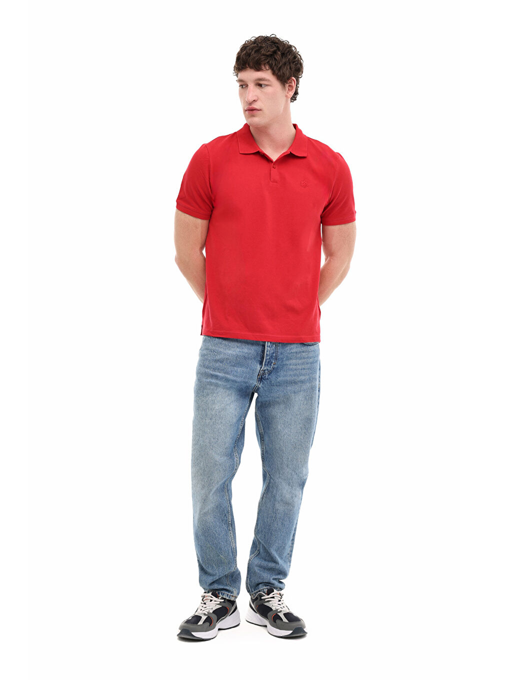 MB CT953 POLO T-SH 6FX Kırmızı Erkek Kısa Kol T-Shirt-2