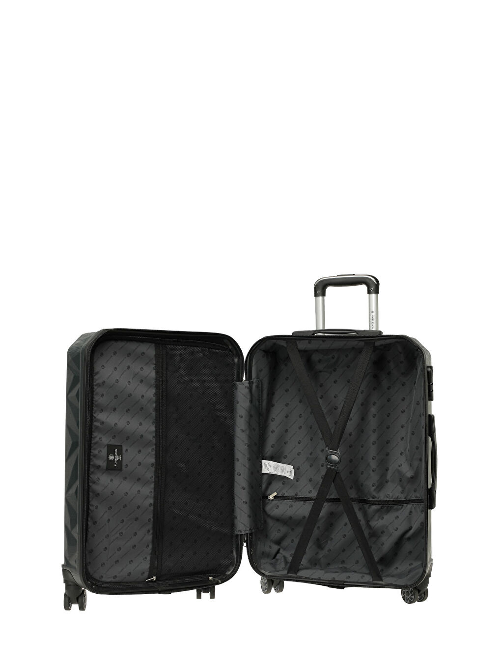 HEXAGON -B ABS 5PR Haki Unisex Büyük Boy Valiz-2