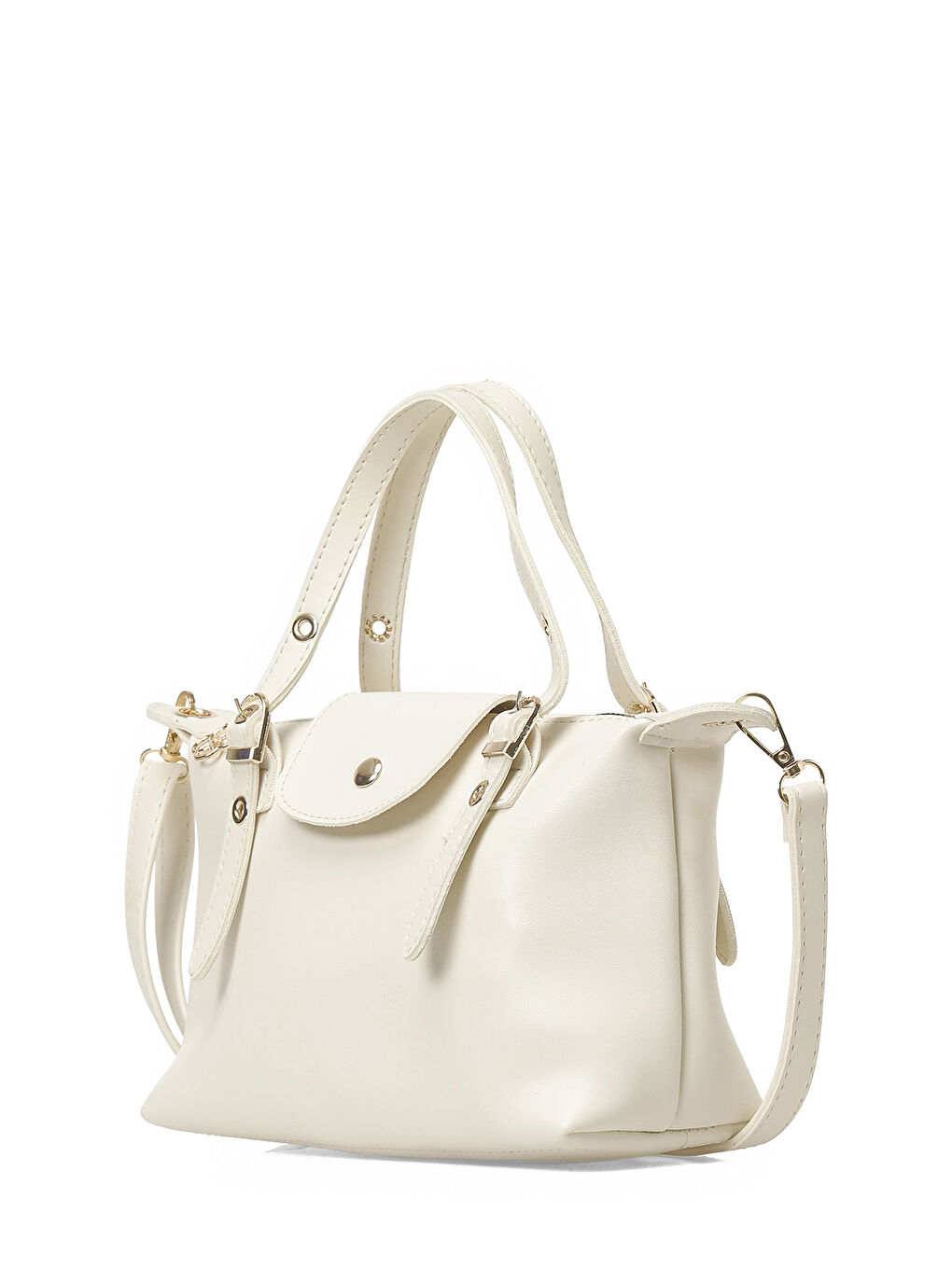 Bej NTRL CHAMP EL 6FX Ekru Kadın El Çantası-1