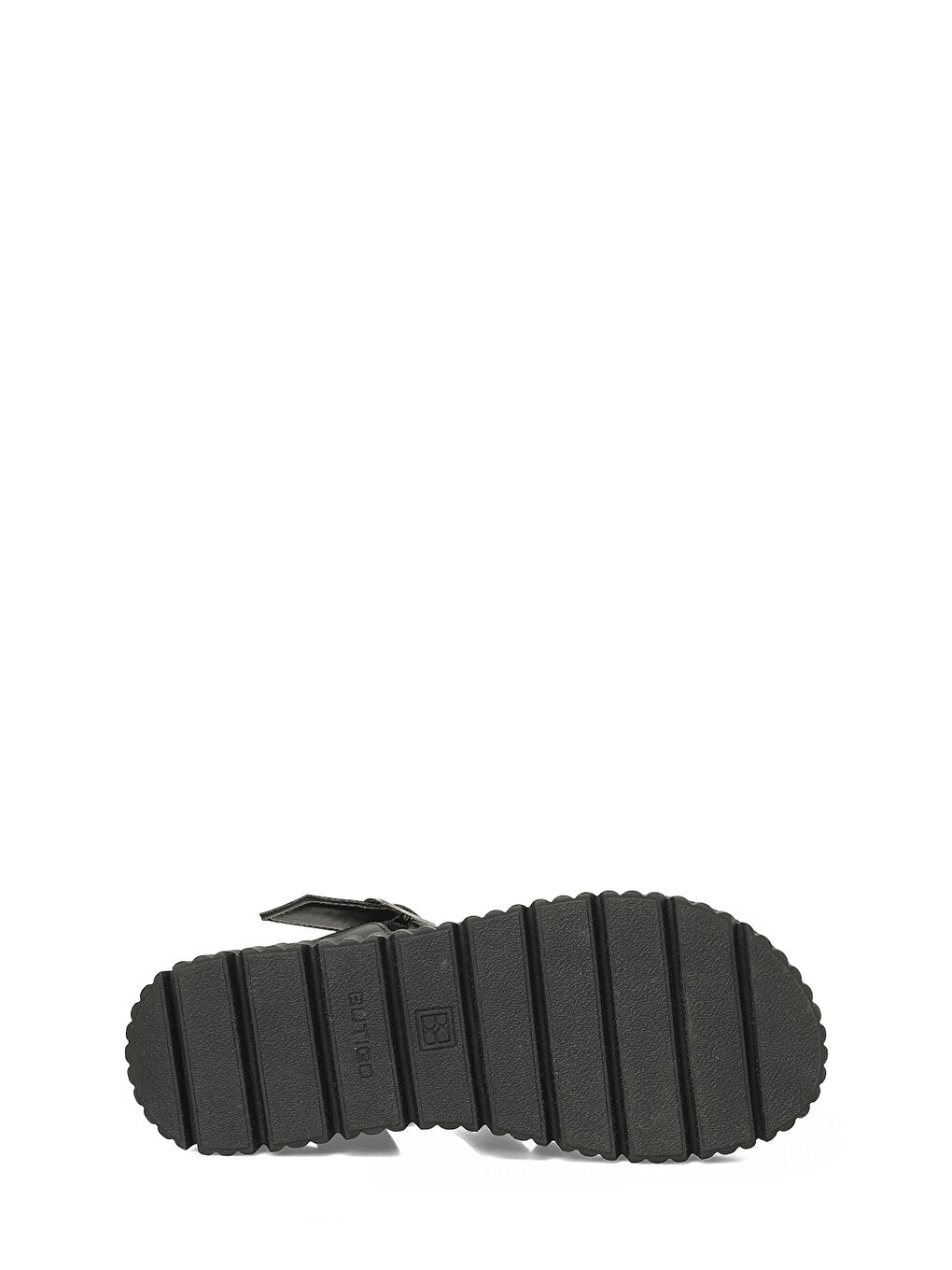 26S-358 6FX Siyah Kadın Kalın Taban Sandalet-5