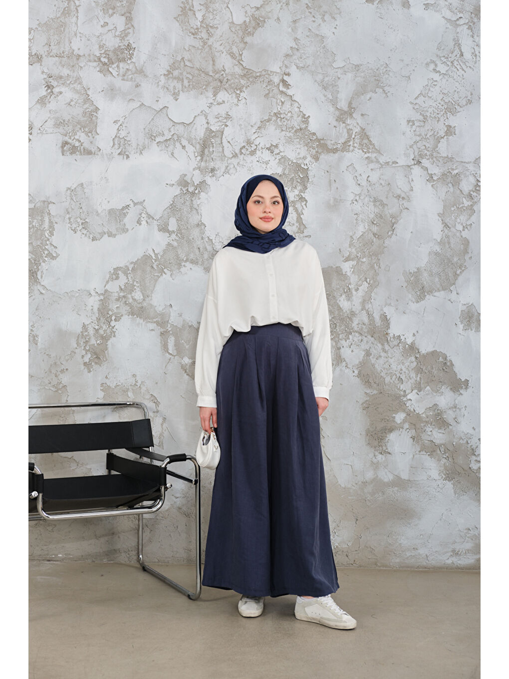 Kadın Hakim Yaka Basic Gömlek Beyaz-3