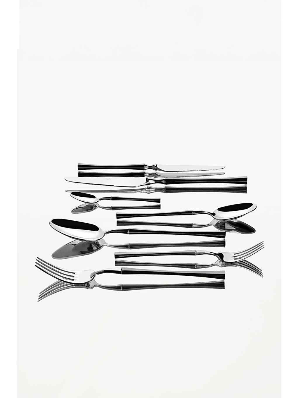 Gri Marbella Saten 12 Kişilik 84 Parça Kutulu Çatal Kaşık Bıçak Takımı-3