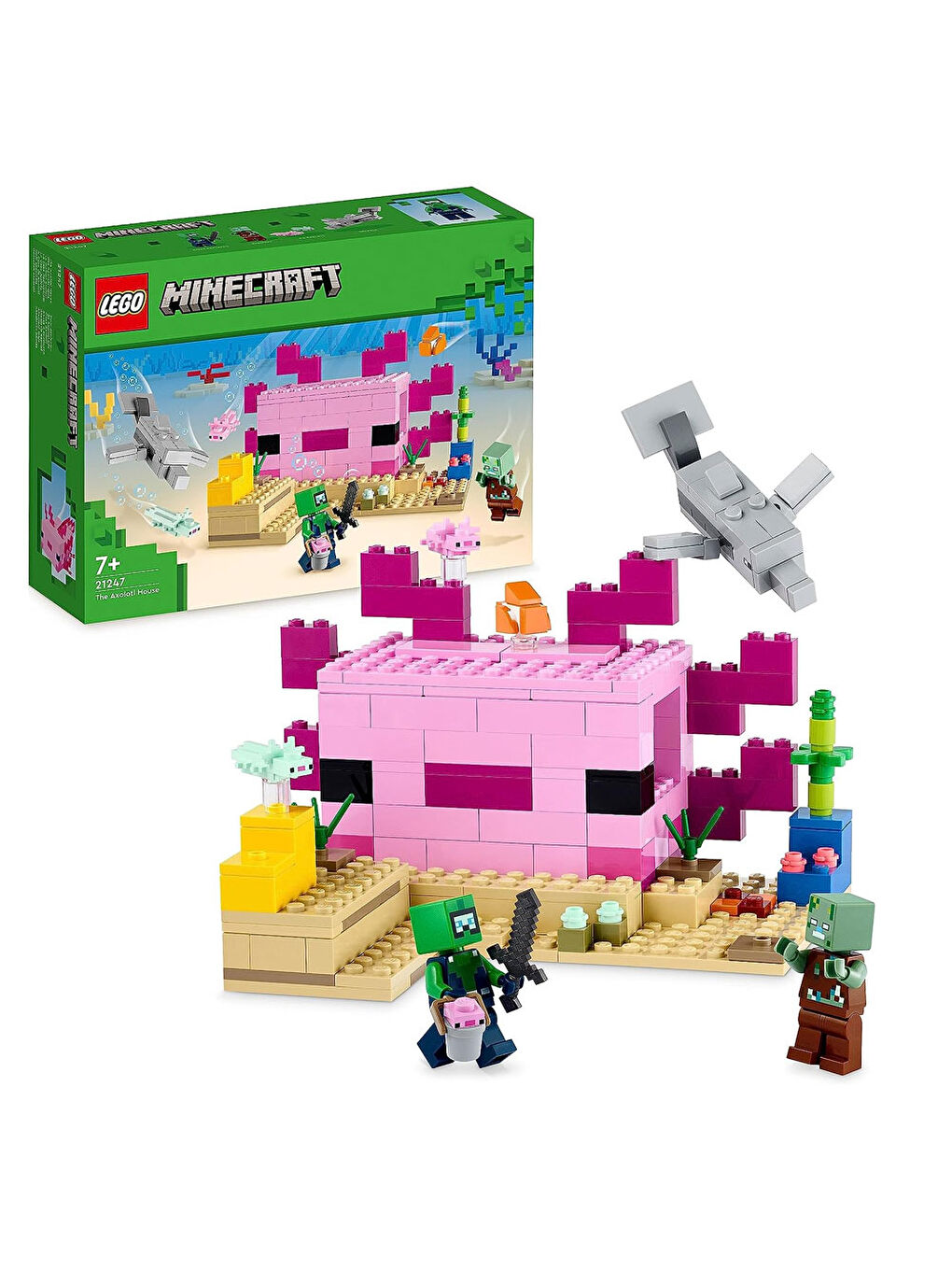 Lego Minecraft Aksolotl Evi 21247