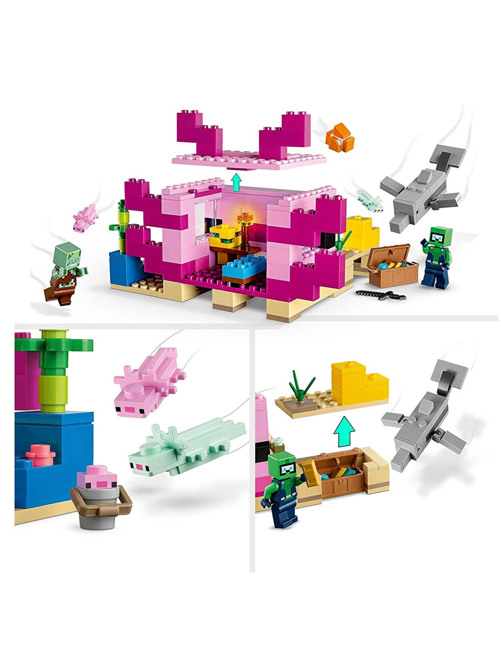 Lego Minecraft Aksolotl Evi 21247 - 4