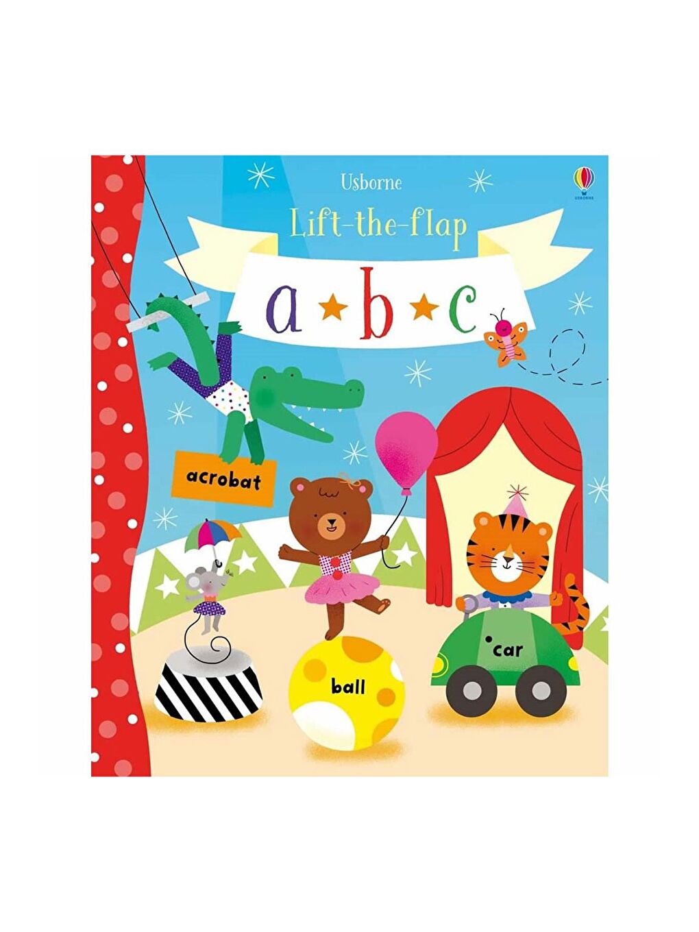 The Usborne Beyaz-Renklibaskı Lift The Flap Abc