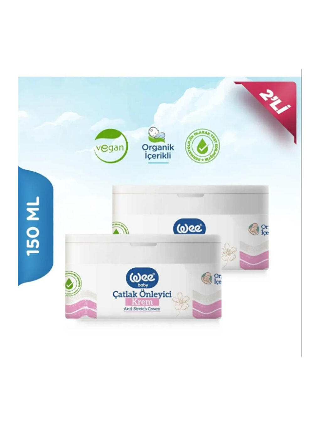 2'li Çatlak Kremi 150 ml