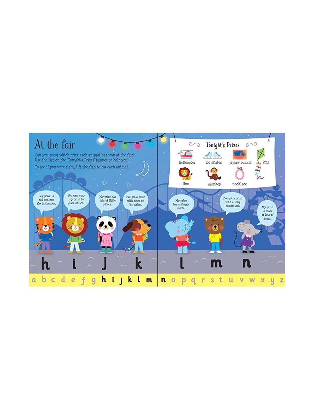 The Usborne Beyaz-Renklibaskı Lift The Flap Abc - 2