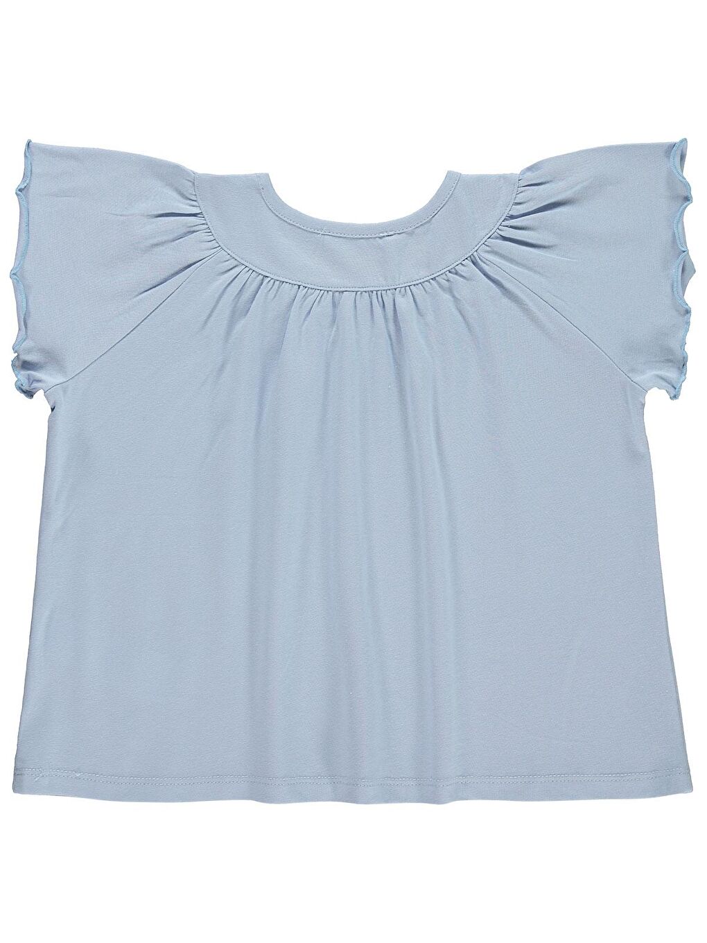 Girls Kız Çocuk Tişört 6-9 Yaş Açık Mavi-1