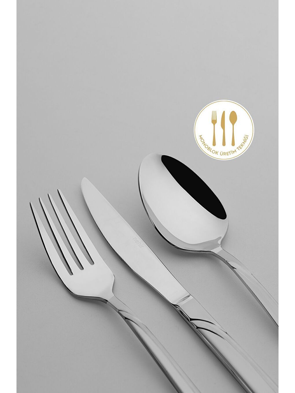 Gri Fiesta Saten 89 Parça Kutulu Çatal Kaşık Bıçak Takımı-6