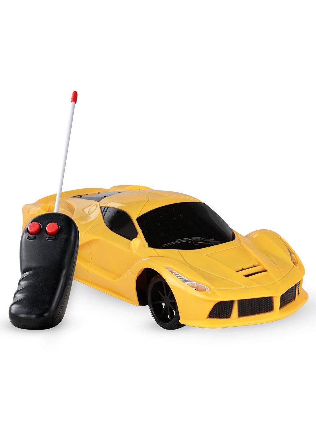 Uzaktan Kumandalı İleri-Geri Fonksiyon Spor Pilli Araba - Sarı