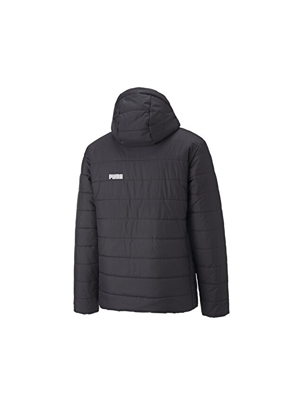 Ess Hooded Padded Jacket Erkek Günlük Mont 84893801 Siyah-1