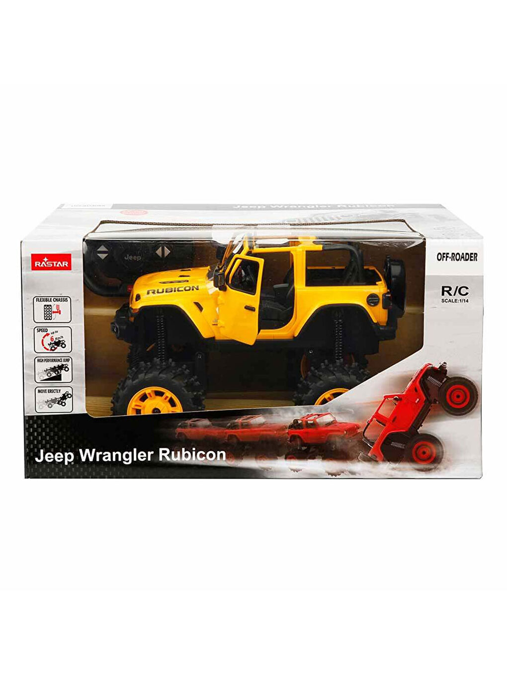 1:14 Jeep Wrangler Rubicon Kumandalı Araba 28 cm S00079410-5