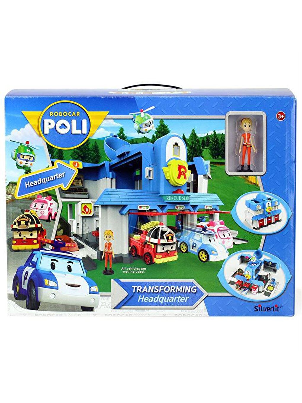 Robocar Poli Ana Merkez Transformers Oyun Seti-2