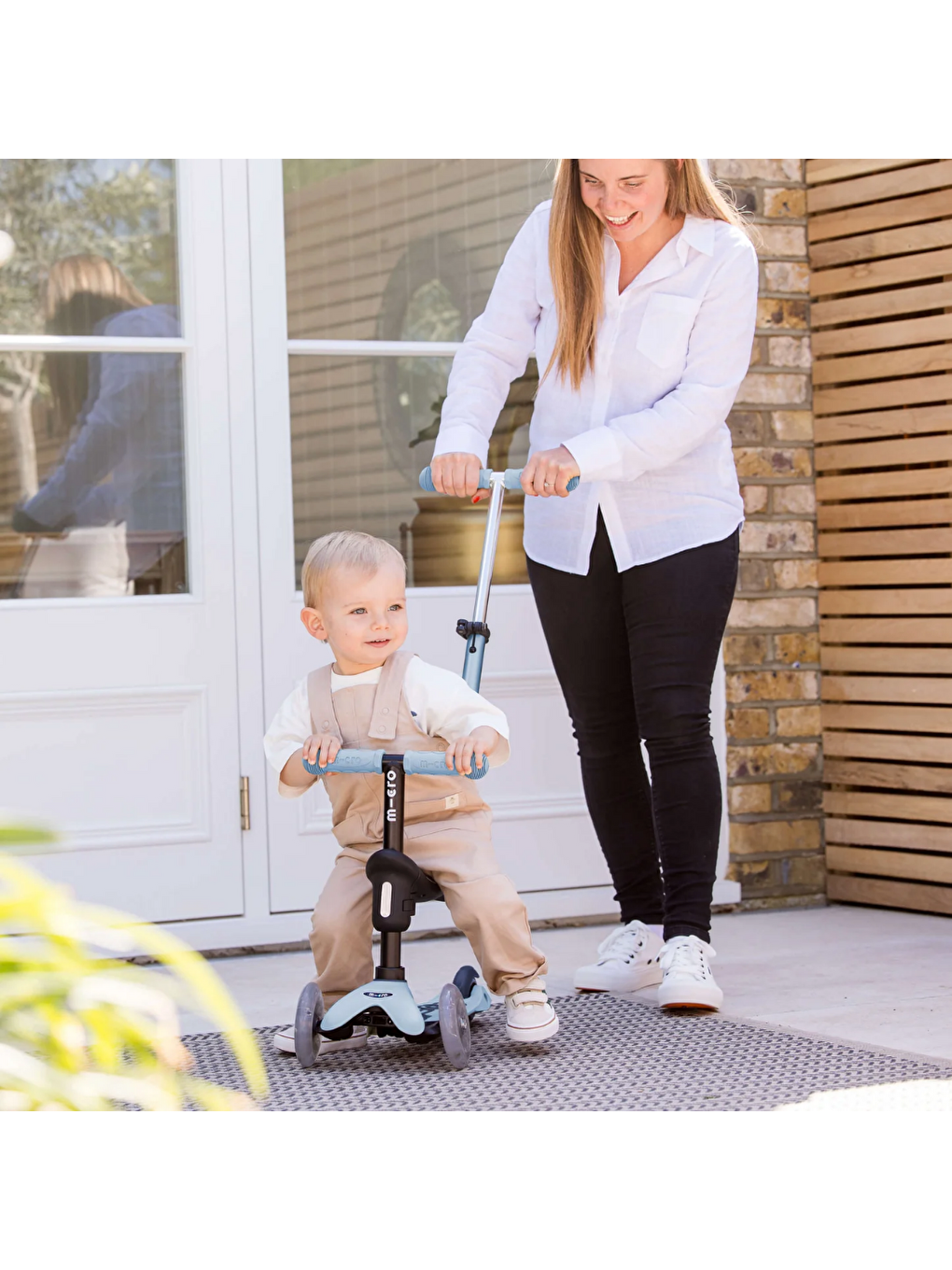 Mini 6 in 1 Deluxe Rock and Go LED Scooter Ocean Slate-7