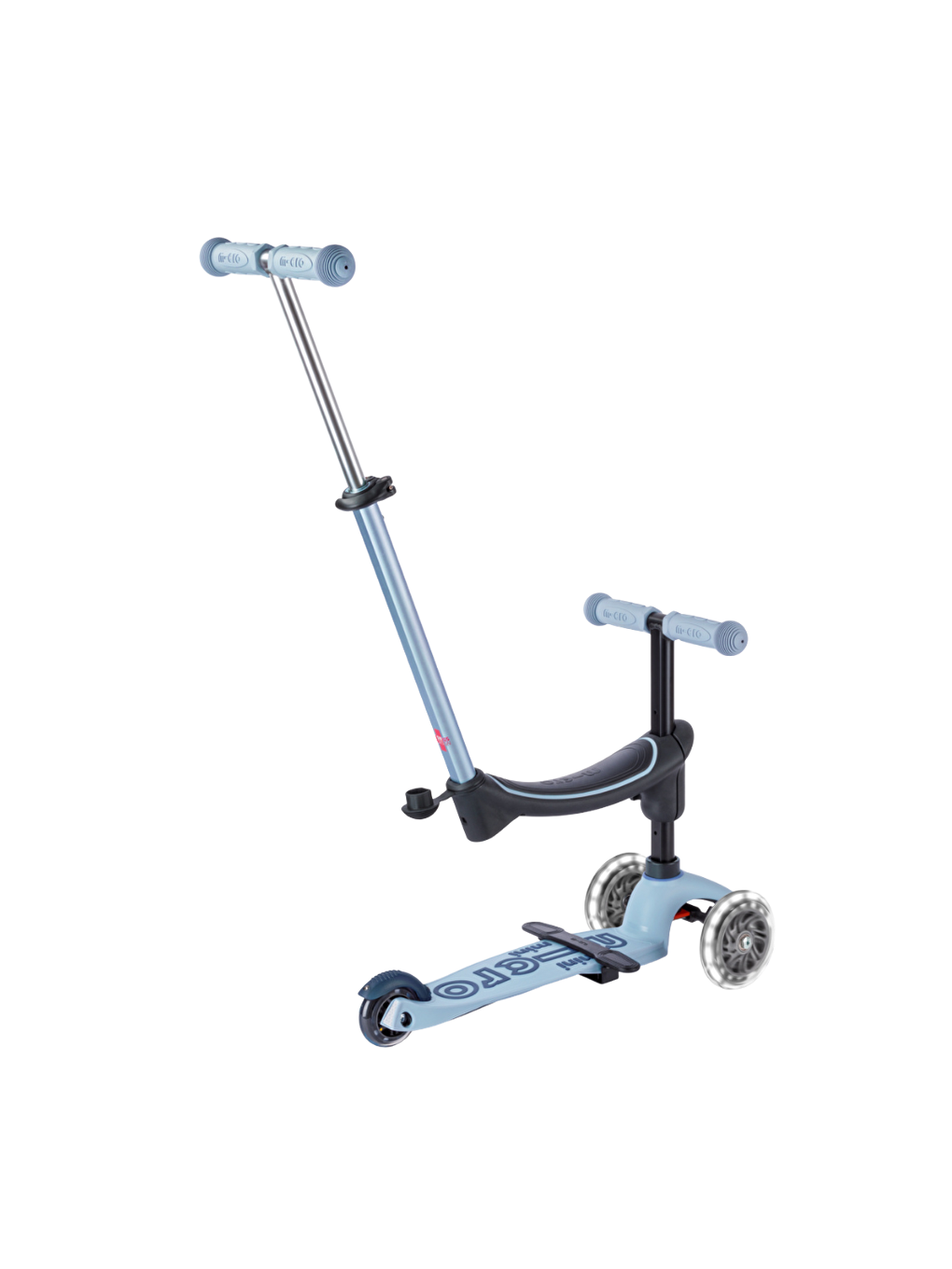 Mini 6 in 1 Deluxe Rock and Go LED Scooter Ocean Slate-9