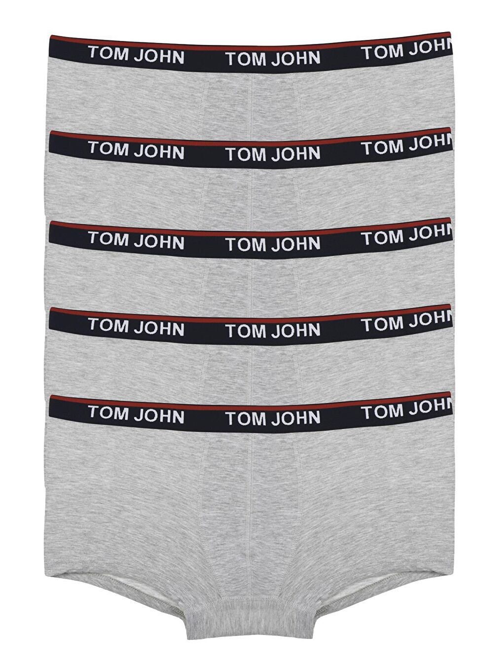 Gri Erkek Boxer 5 li Paket Likralı