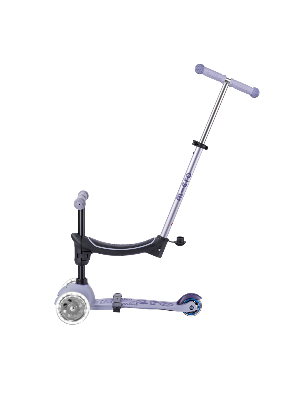 Mini 6 in 1 Deluxe Rock and Go LED Scooter Lavender Mist-8