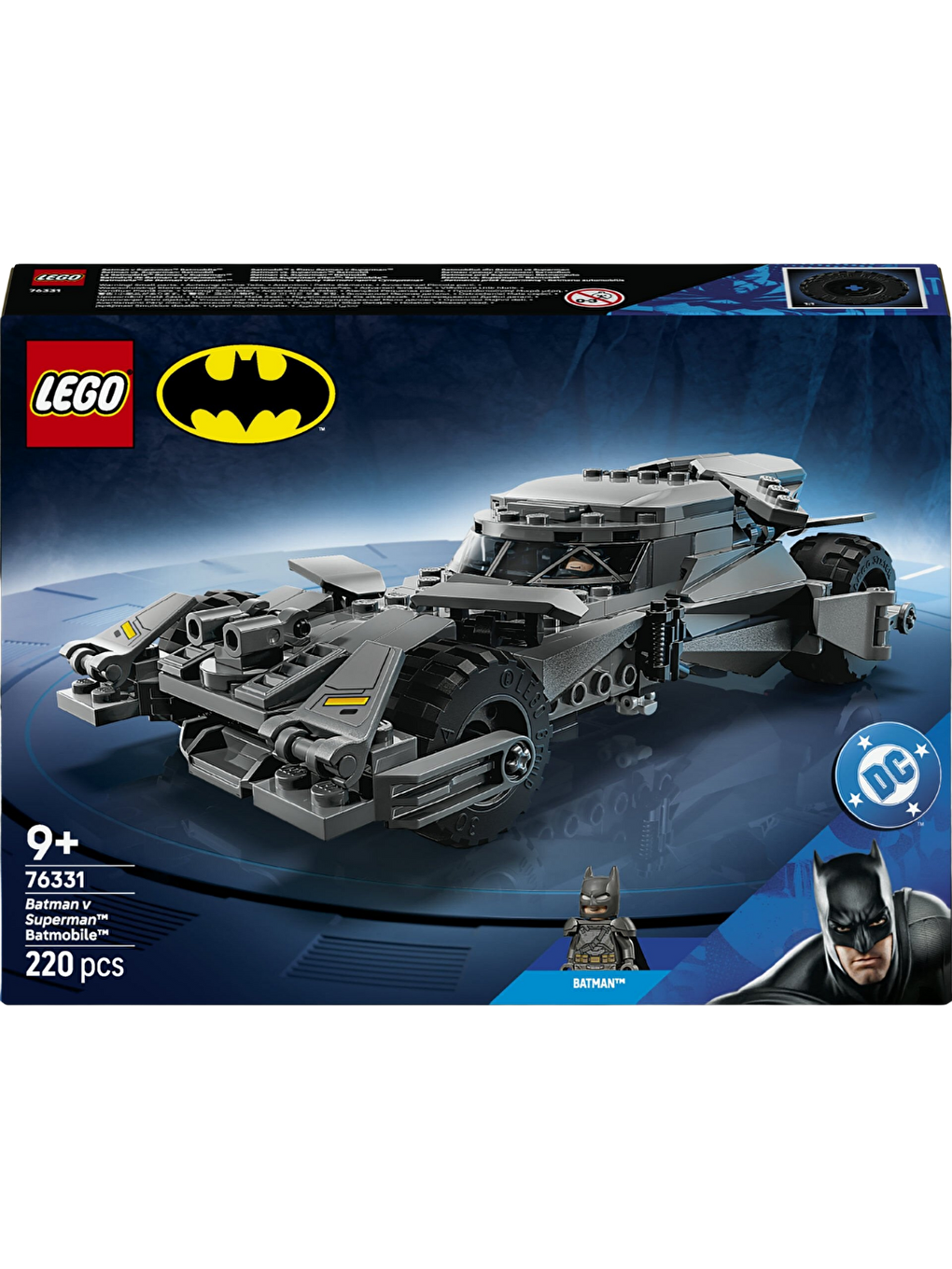 DC Batman Batman ve Superman Batmobile 76331
