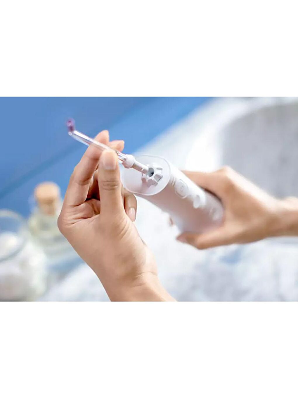 Sonicare HX3806/31 Cordless Power Flosser 3000 Sonic Şarjlı Diş Arası Temizleyicisi-5