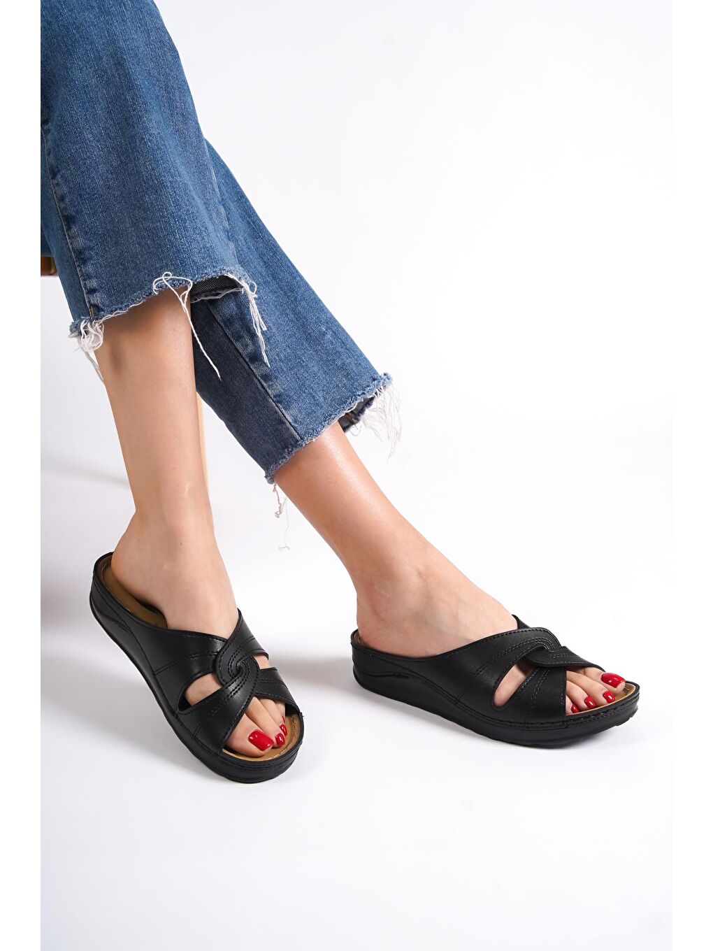 Siyah 107042 Kadın Terlik